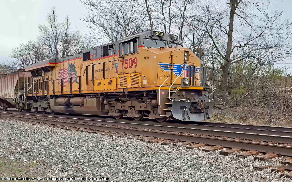 UP 7509 is the RDPU for B729.
